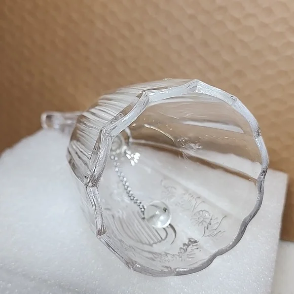 Bell with Lyre Harp Handle. ArtMart Vintage original sticker 24% Lead Crystal - Picture 7 of 12